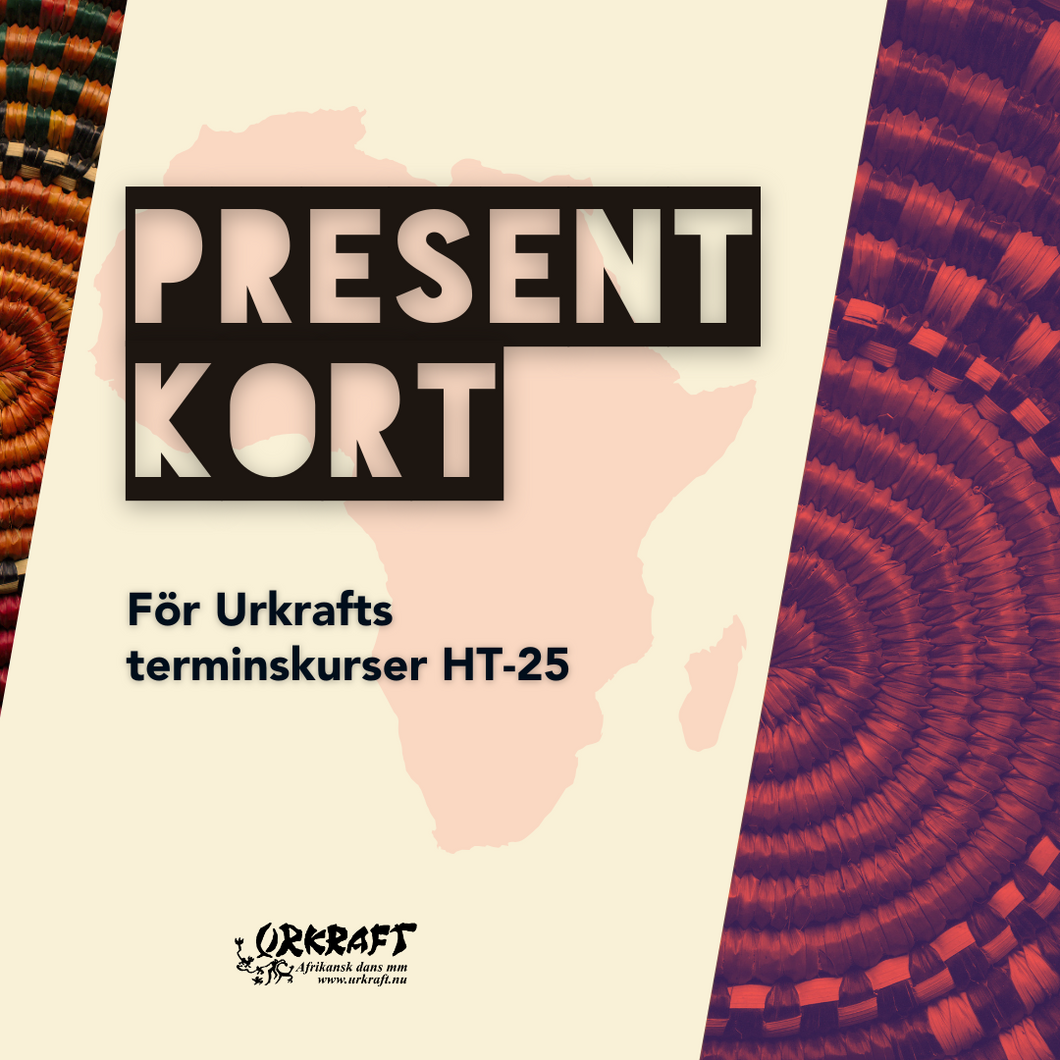 Presentkort för Urkrafts terminskurser HT25